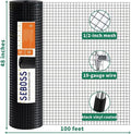 Black Welded Wire Mesh Roll