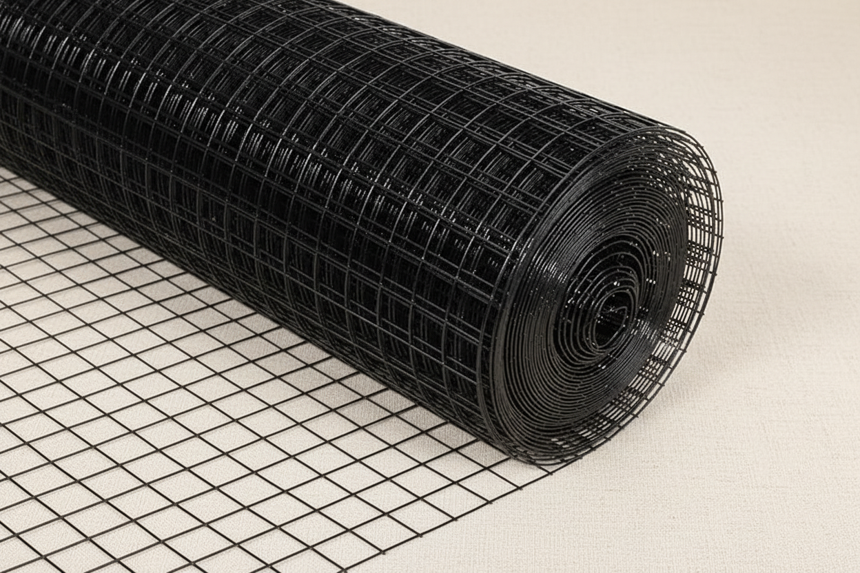 1/4 inch 23 Gauge Black Hardware Cloth